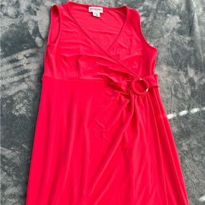 Motherhood Maternity Pink V-Neck Sleeveless Dress